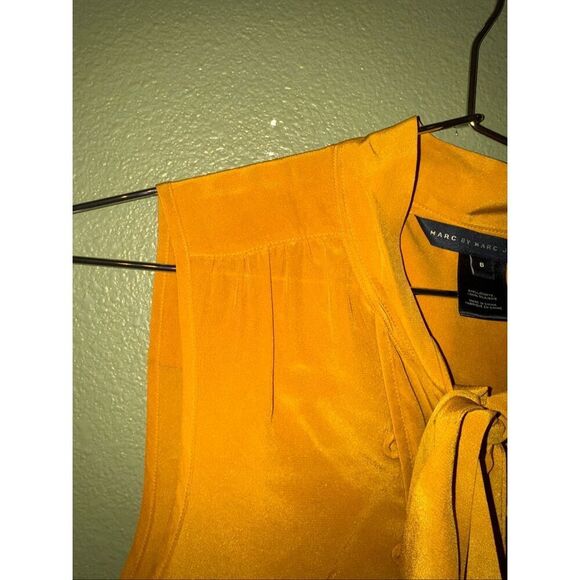 Silk Marc Jacob’s Mustard Blouse *note - Picture 7 of 16